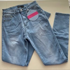 Brand new, light wash jeans